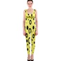 Easter Egg Shapes Large Wave Black Yellow Circle Dalmation OnePiece Catsuit View1