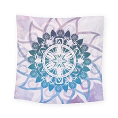 Mandalas Symmetry Meditation Round Square Tapestry (small) by Amaryn4rt