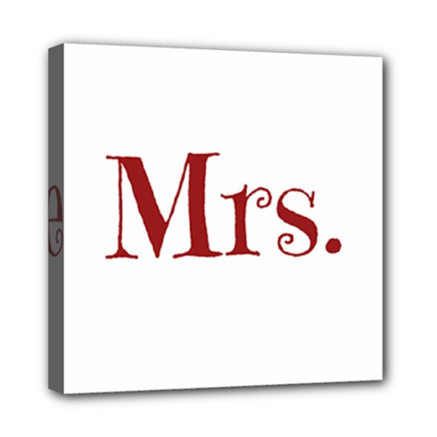 Future Mrs  Moore Mini Canvas 8  X 8  by badwolf1988store