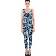 Navy Camouflage Onepiece Catsuit by sifis