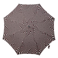 Digital Fractal Pattern Hook Handle Umbrellas (medium) by Amaryn4rt