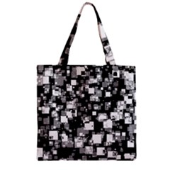 Pattern Zipper Grocery Tote Bag by Valentinaart