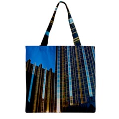 Two Abstract Architectural Patterns Grocery Tote Bag