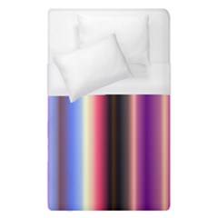 Multi Color Vertical Background Duvet Cover (single Size) by Simbadda