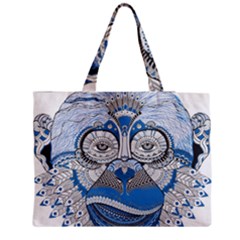 Pattern Monkey New Year S Eve Medium Tote Bag by Simbadda