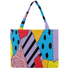 Sally s Patchwork Pattern Mini Tote Bag by Alisyart