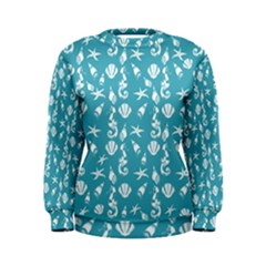 Seahorse Pattern Women s Sweatshirt by Valentinaart
