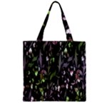 Floral Pattern Background Zipper Grocery Tote Bag