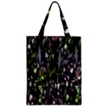 Floral Pattern Background Zipper Classic Tote Bag