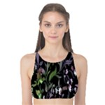Floral Pattern Background Tank Bikini Top