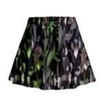 Floral Pattern Background Mini Flare Skirt