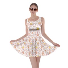 Colorful Yummy Ice Cream Pattern Skater Dress by CoolDesigns