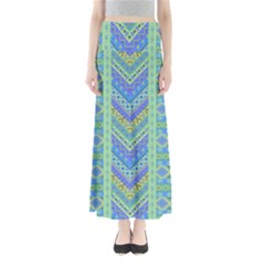 Blue Tribal Maxi Skirt by CoolDesigns