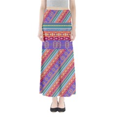 Colorful Aztec 2 Maxi Skirt by CoolDesigns