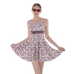 Pink Panda Leaf Pattern Skater Dress by CoolDesigns