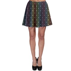 Black Animal Spectrum Pattern Of Paw Footprint In Repeating Skater Dress by CoolDesigns