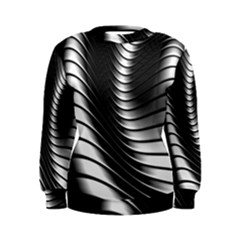 Metallic Waves Women s Sweatshirt by Alisyart