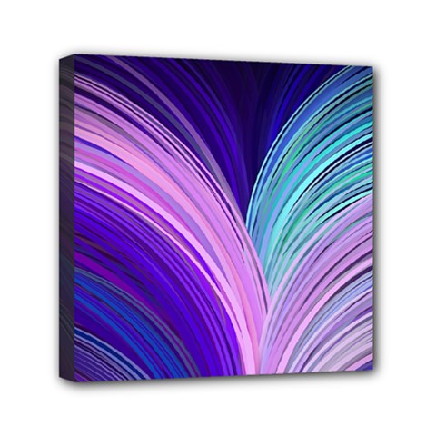 Color Purple Blue Pink Mini Canvas 6  X 6  by Mariart