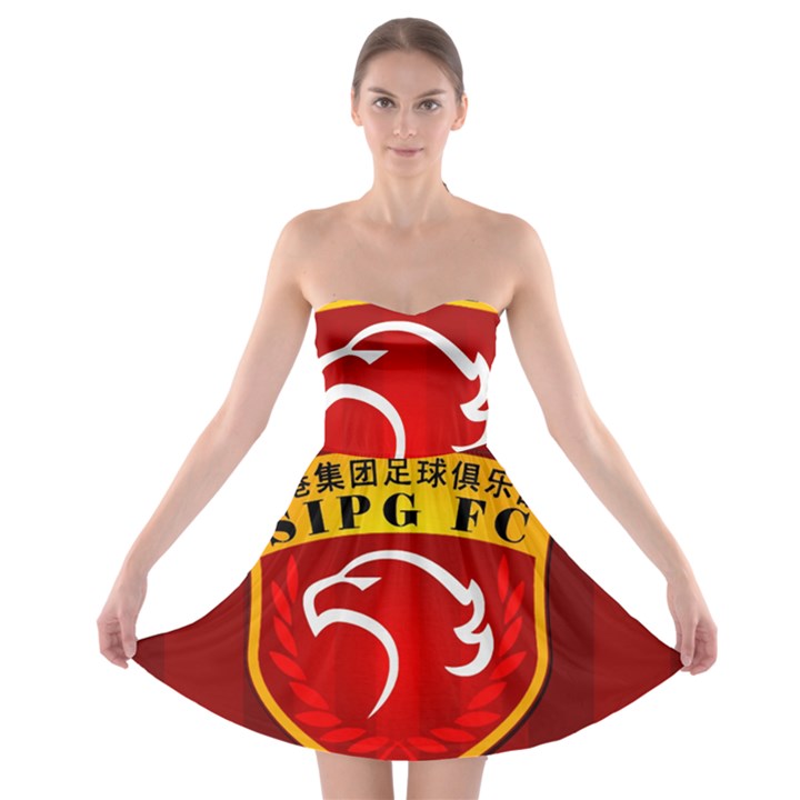 Shanghai SIPG F.C. Strapless Bra Top Dress