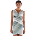 Business Background Abstract Wrap Front Bodycon Dress View1