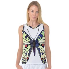 A Colorful Butterfly Image Women s Basketball Tank Top by Simbadda