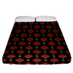 Dollar Sign Graphic Pattern Fitted Sheet (Queen Size)