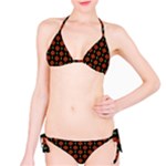 Dollar Sign Graphic Pattern Bikini Set