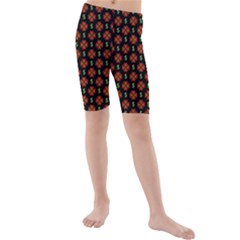 Dollar Sign Graphic Pattern Kids  Mid Length Swim Shorts by dflcprintsclothing