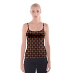 Dollar Sign Graphic Pattern Spaghetti Strap Top