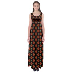 Dollar Sign Graphic Pattern Empire Waist Maxi Dress by dflcprintsclothing