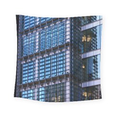 Modern Business Architecture Square Tapestry (small) by Simbadda