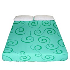 Pattern Fitted Sheet (california King Size) by Valentinaart