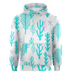 Forest Drop Blue Pink Polka Circle Men s Pullover Hoodie by Mariart