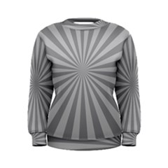 Grey Starburst Line Light Women s Sweatshirt