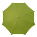 Polka Dot Green Yellow Golf Umbrellas View1