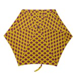 Polka Dot Purple Yellow Mini Folding Umbrellas