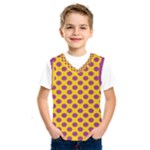 Polka Dot Purple Yellow Kids  SportsWear