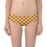 Polka Dot Purple Yellow Classic Bikini Bottoms