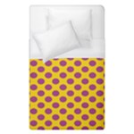 Polka Dot Purple Yellow Duvet Cover (Single Size)