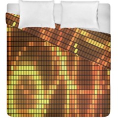 Circle Tiles A Digitally Created Abstract Background Duvet Cover Double Side (king Size)