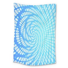 Abstract Pattern Neon Glow Background Large Tapestry by Simbadda