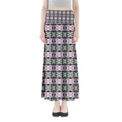 Colorful Pixelation Repeat Pattern Maxi Skirts by Nexatart