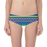 Aztec Triangle Chevron Wave Plaid Circle Color Rainbow Classic Bikini Bottoms