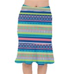 Aztec Triangle Chevron Wave Plaid Circle Color Rainbow Mermaid Skirt