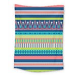 Aztec Triangle Chevron Wave Plaid Circle Color Rainbow Medium Tapestry