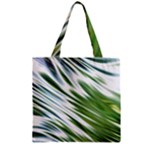 Fluorescent Flames Background Light Effect Abstract Zipper Grocery Tote Bag