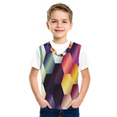 Colorful Hexagon Pattern Kids  Sportswear