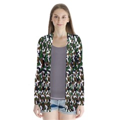 Camouflaged Seamless Pattern Abstract Cardigans