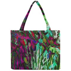 Bright Tropical Background Abstract Background That Has The Shape And Colors Of The Tropics Mini Tote Bag by Nexatart