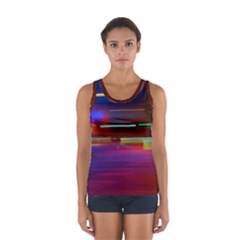 Abstract Background Pictures Women s Sport Tank Top 